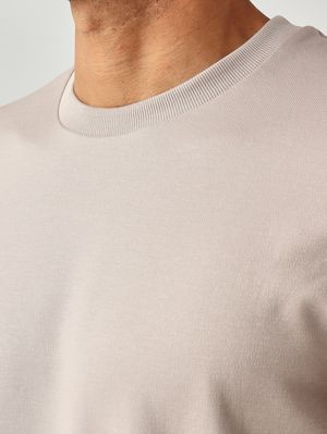 5. Men's double-layer cotton piqué t-shirt Turtle dove