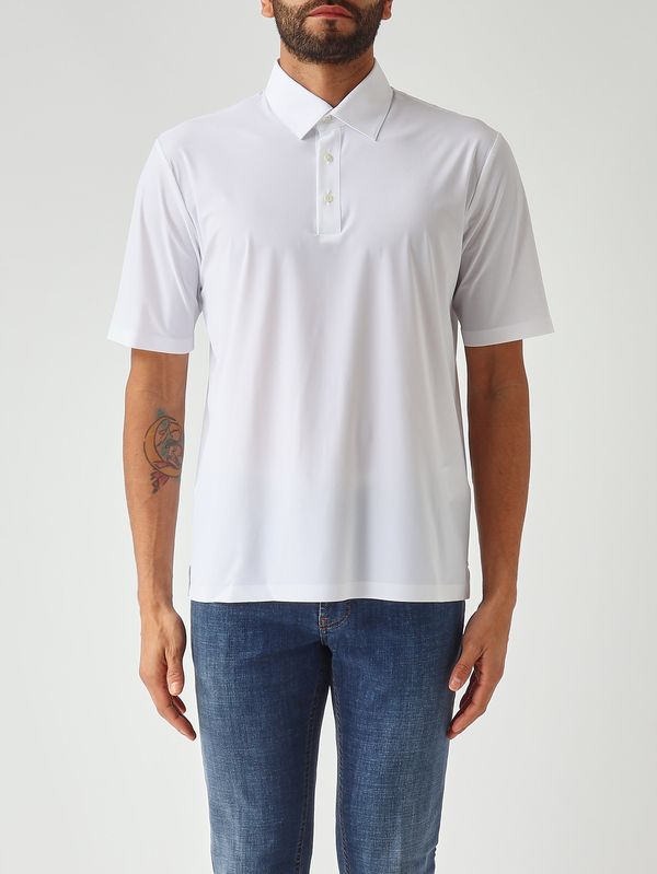1. Polo para hombre de tejido técnico ultraligero Blanco Herno jpl00138u12509s