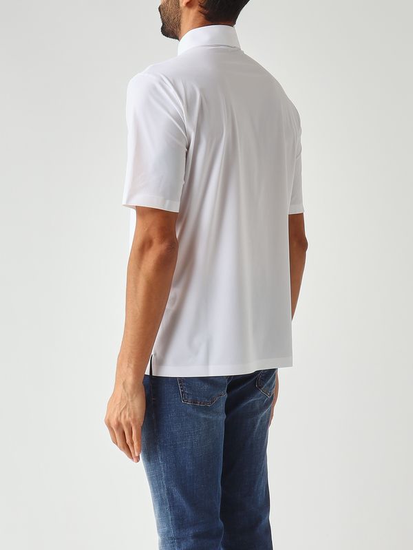 4. Polo para hombre de tejido técnico ultraligero Blanco Herno jpl00138u12509s