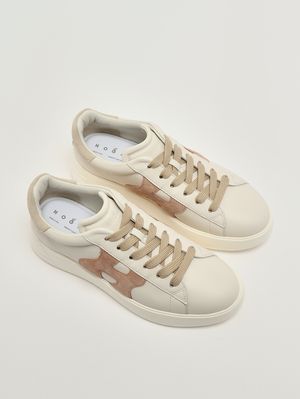 2. Sneakers donna Rebel H562 in pelle Avorio-Beige