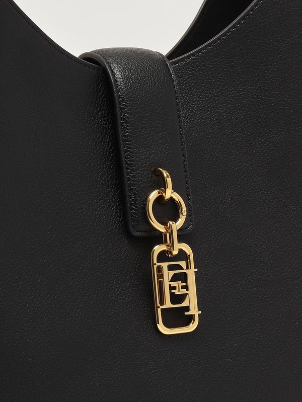 4. Bolso hobo de mujer de piel sintética Negro Elisabetta Franchi bs06a62e2