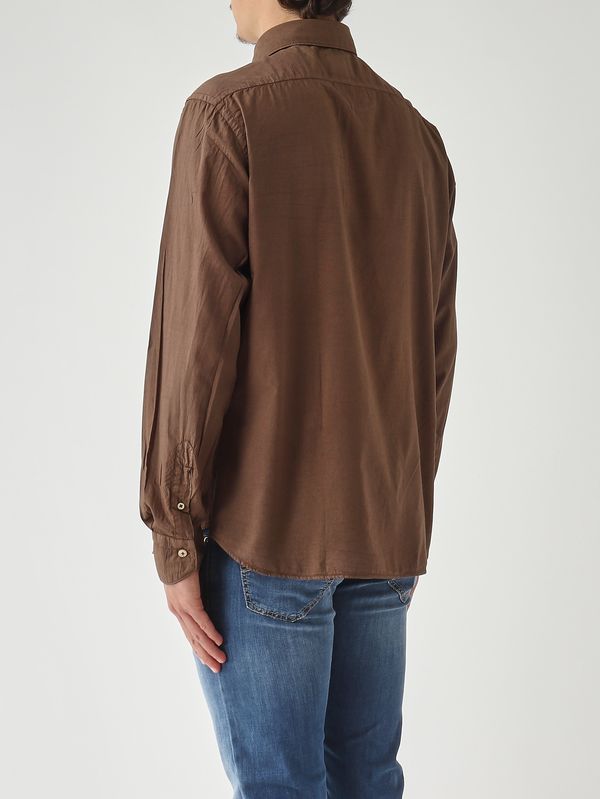 4. Chemise homme en mousseline de coton très légère Tête de Maure Tintoria Mattei 1mkltnp