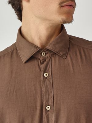 5. Chemise homme en mousseline de coton très légère Tête de Maure