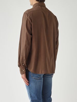 4. Chemise homme en mousseline de coton très légère Tête de Maure