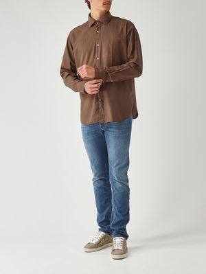 2. Chemise homme en mousseline de coton très légère Tête de Maure