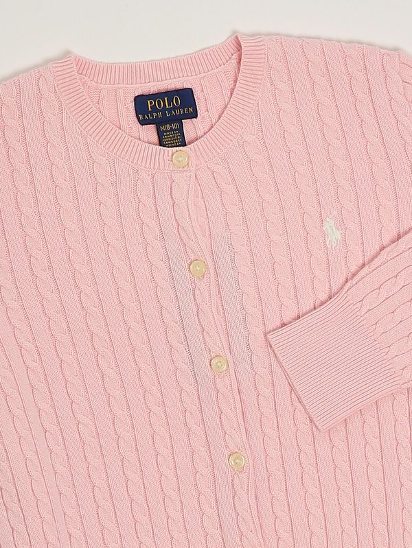 3. Cardigan fille en coton Rose Polo Ralph Lauren 313543047