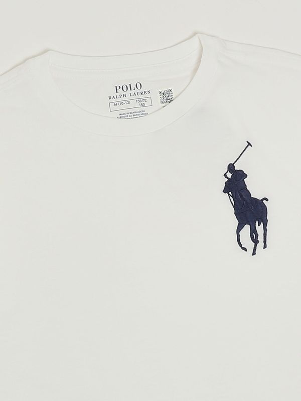 3. Boys' cotton T-shirt White Polo Ralph Lauren 323832907