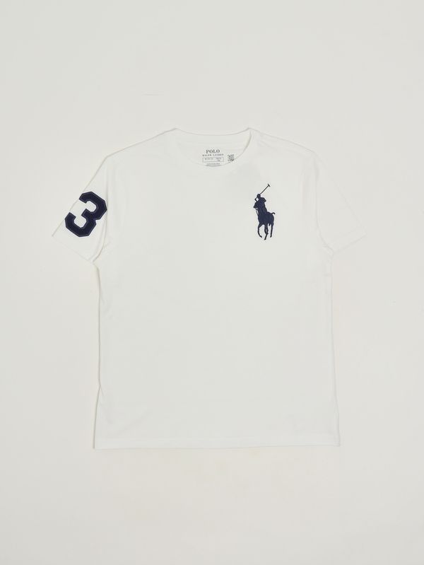 1. Boys' cotton T-shirt White Polo Ralph Lauren 323832907