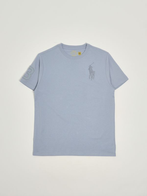 T-shirt en coton pour garçon Bleu ciel Polo Ralph Lauren