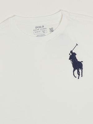 3. Boys' cotton T-shirt White