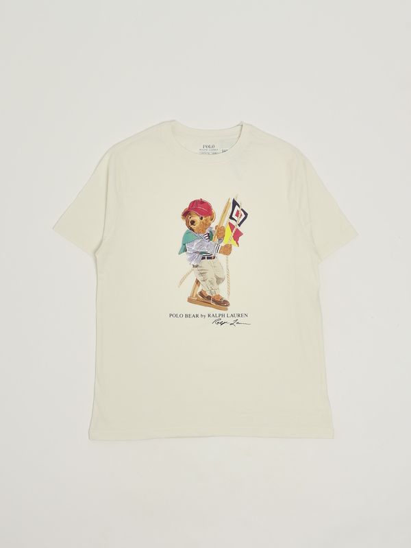 1. Baumwoll-T-Shirt für Jungen Weiß Polo Ralph Lauren 323a12428