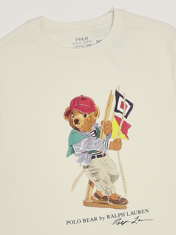 3. Baumwoll-T-Shirt für Jungen Weiß Polo Ralph Lauren 323a12428