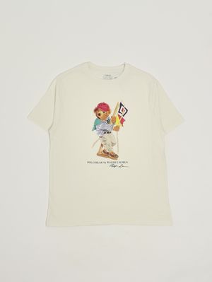 1. Baumwoll-T-Shirt für Jungen Weiß