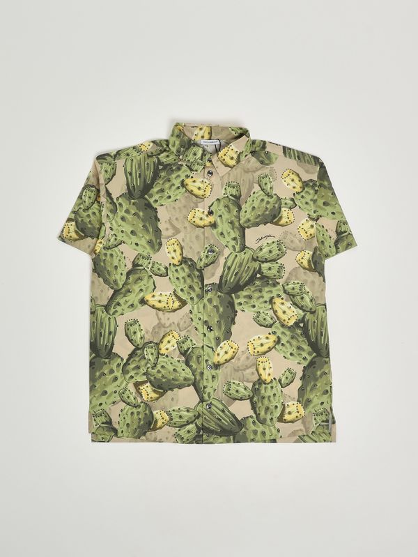 1. Boys' cotton shirt Beige-Green Dolce e Gabbana l44s72hs5ud