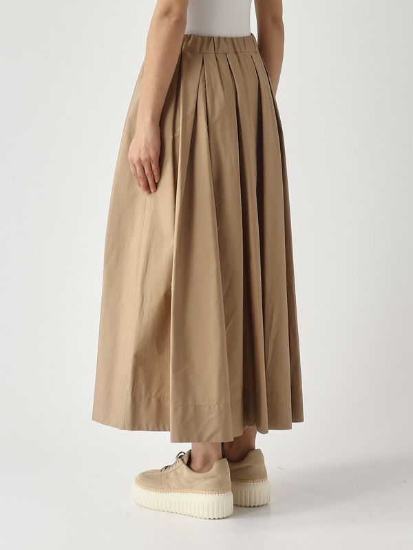 4. Gonna donna Pineta in cotone Cammello S Max Mara 2619101043600