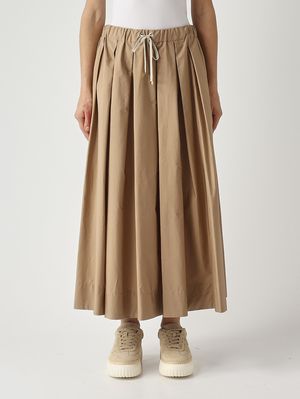 1. Gonna donna Pineta in cotone Cammello