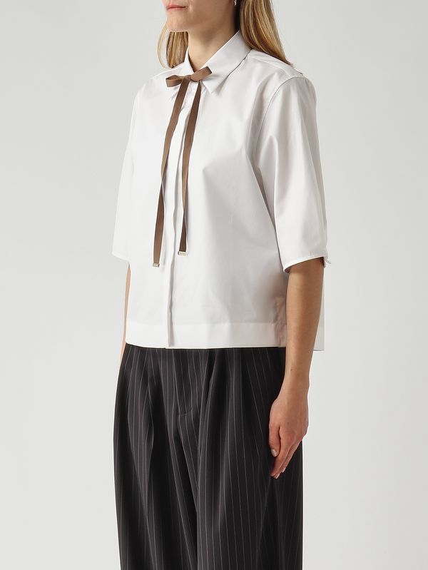 3. Camicia donna in cotone Bianco-Beige Herno cm000052d13323