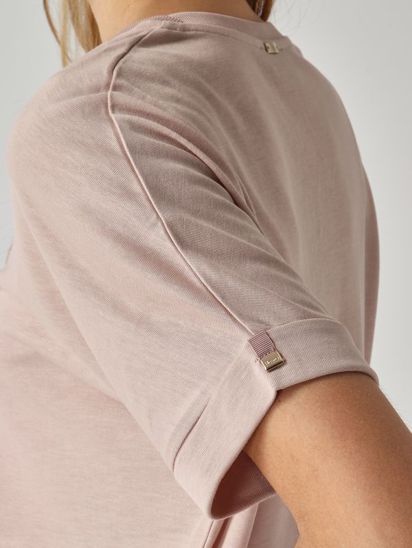 5. T-shirt femme en coton mélangé Poudre Herno jg000312d52056
