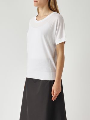3. Damen-Pullover aus Baumwollmischung Weiß