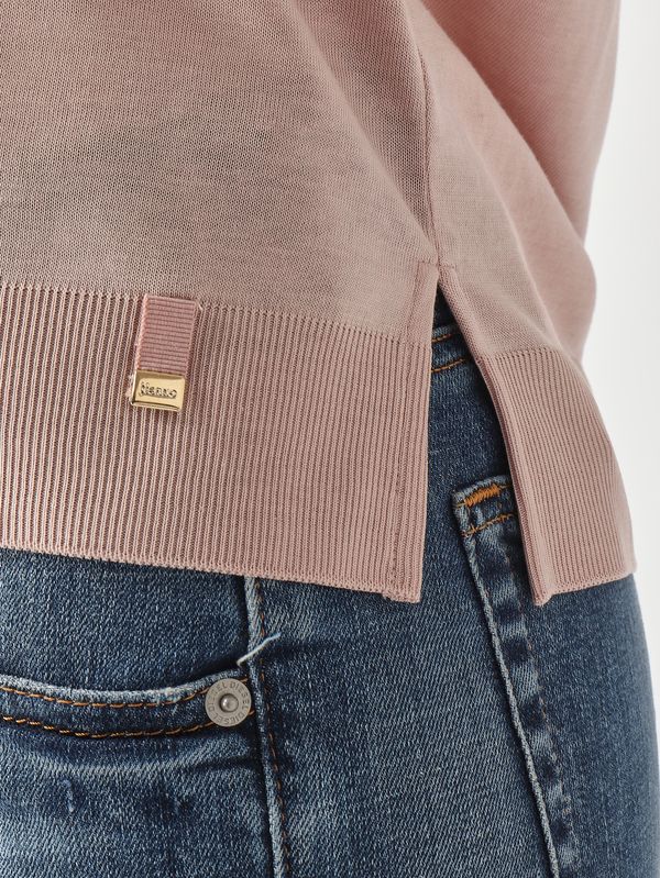 5. Maglia donna in lyocell e cotone Cipria Herno jv000015d52056
