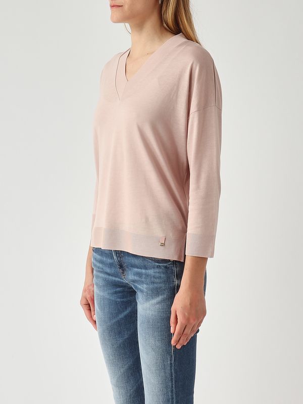 3. Maglia donna in lyocell e cotone Cipria Herno jv000015d52056