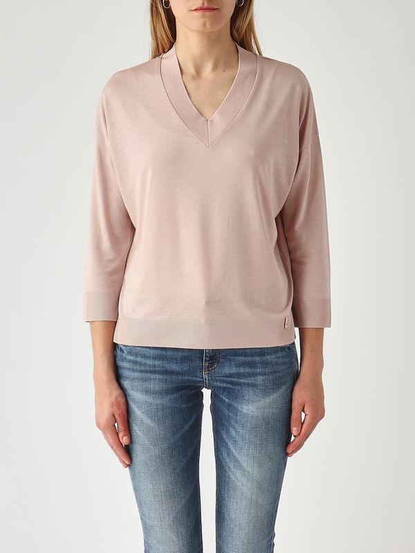 1. Maglia donna in lyocell e cotone Cipria Herno jv000015d52056