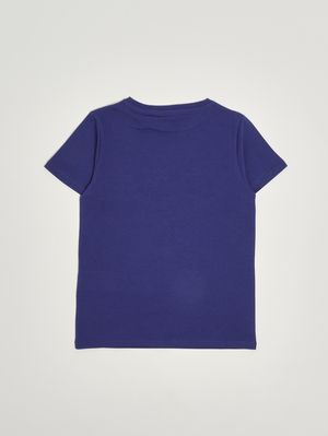 2. T-shirt bambina in cotone Blu