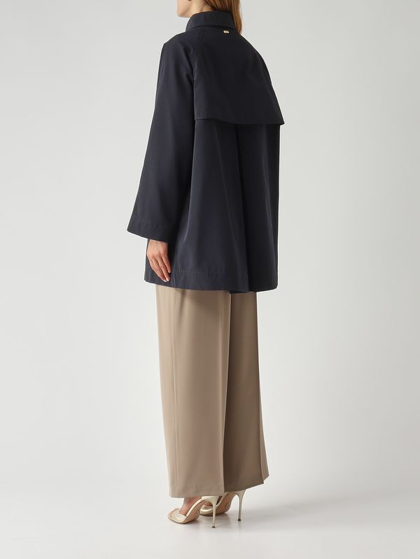 4. Cabán de mujer en mezcla de algodón Azul Herno gc000566d13297