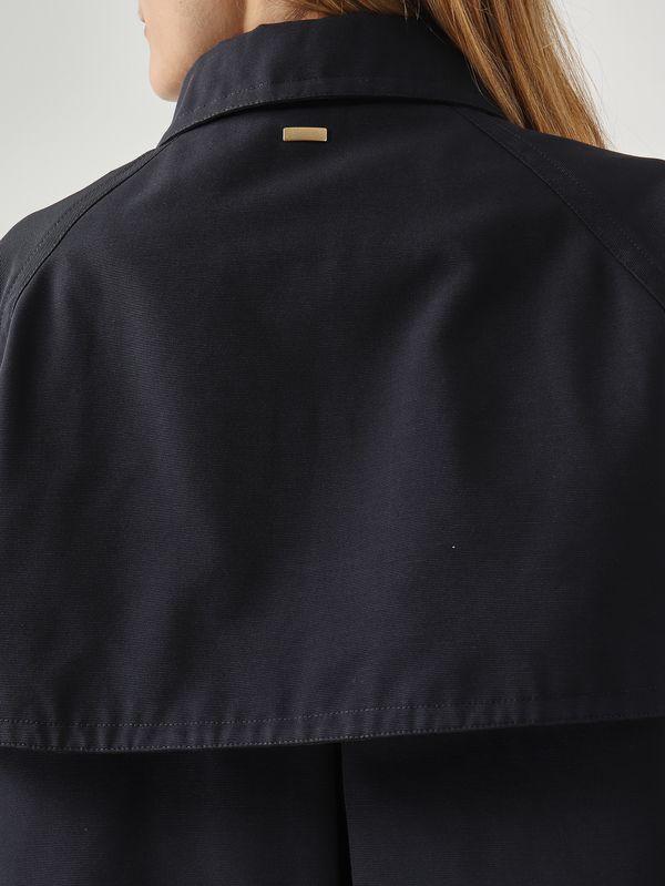 5. Cabán de mujer en mezcla de algodón Azul Herno gc000566d13297