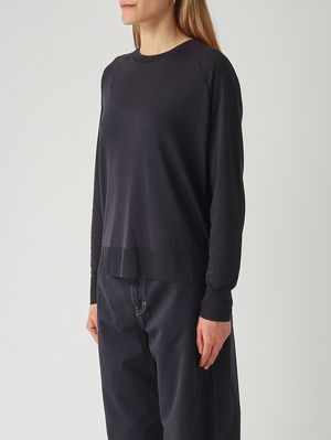 3. Maglia donna in misto cotone Blu