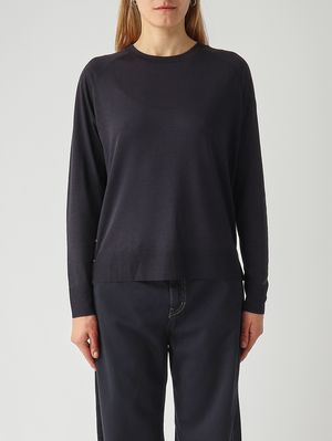 1. Maglia donna in misto cotone Blu