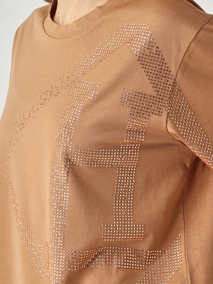 5. Camiseta de mujer de algodón Camello rosa