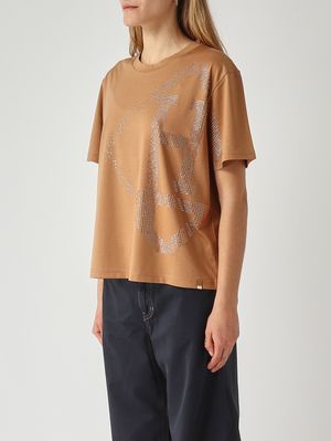 3. Camiseta de mujer de algodón Camello rosa