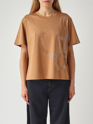 1. Camiseta de mujer de algodón Camello rosa