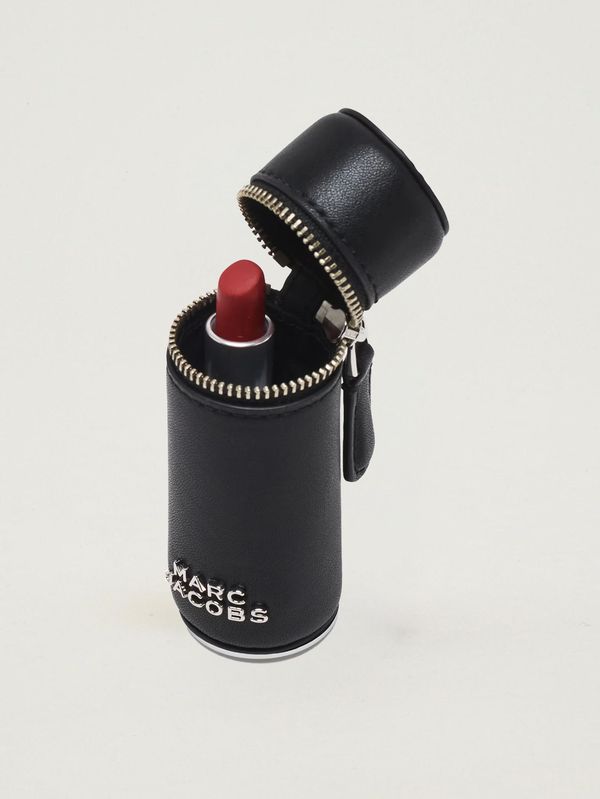 4. Schlüsselanhänger für Damen The Lipstick Case aus Leder Schwarz Marc Jacobs 2r5scp015s01