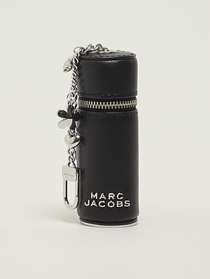 1. Schlüsselanhänger für Damen The Lipstick Case aus Leder Schwarz