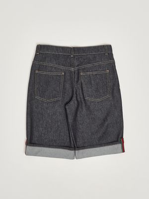 2. Bermuda bambino in denim Denim Scuro