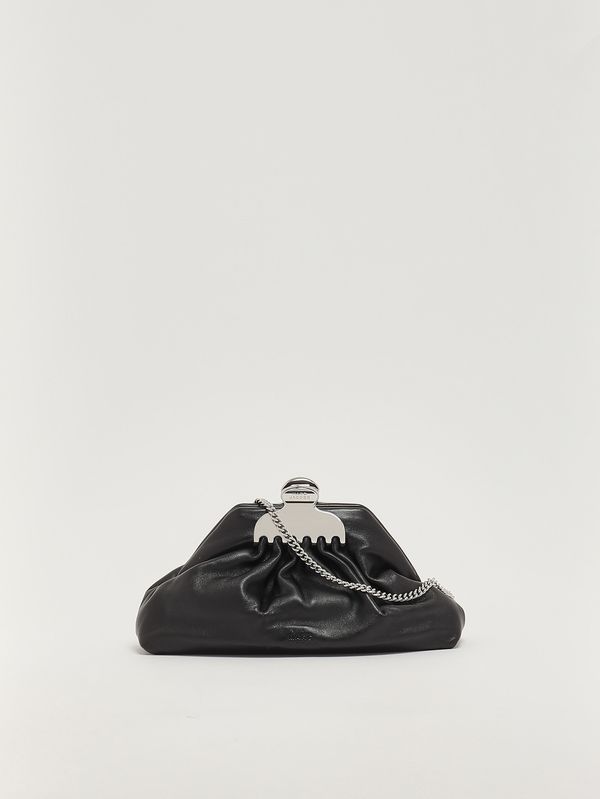 4. Clutch femme The Small Claw Clip en cuir Noir Marc Jacobs 2r5hcl004h01