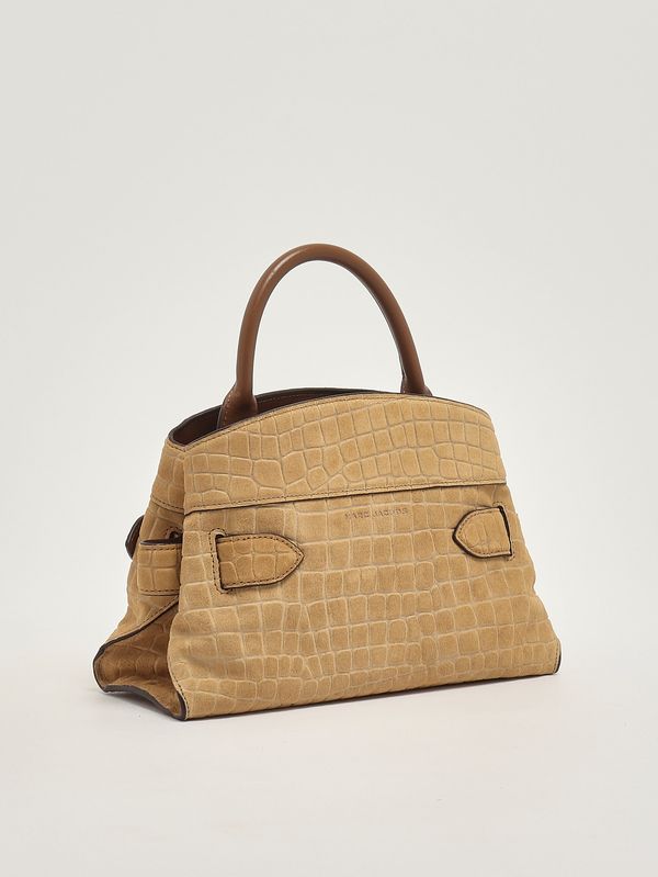 3. Borsa donna The Small Satchel in suede Sahara Marc Jacobs 2shsc013h01