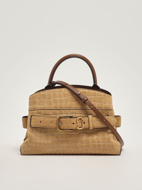 4. Borsa donna The Small Satchel in suede Sahara Marc Jacobs 2shsc013h01