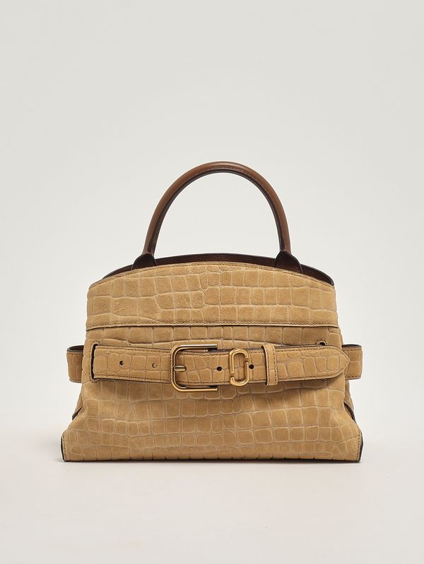 1. Borsa donna The Small Satchel in suede Sahara Marc Jacobs 2shsc013h01