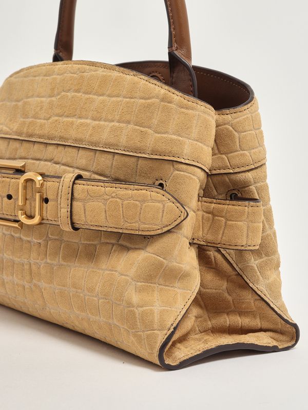 6. Borsa donna The Small Satchel in suede Sahara Marc Jacobs 2shsc013h01