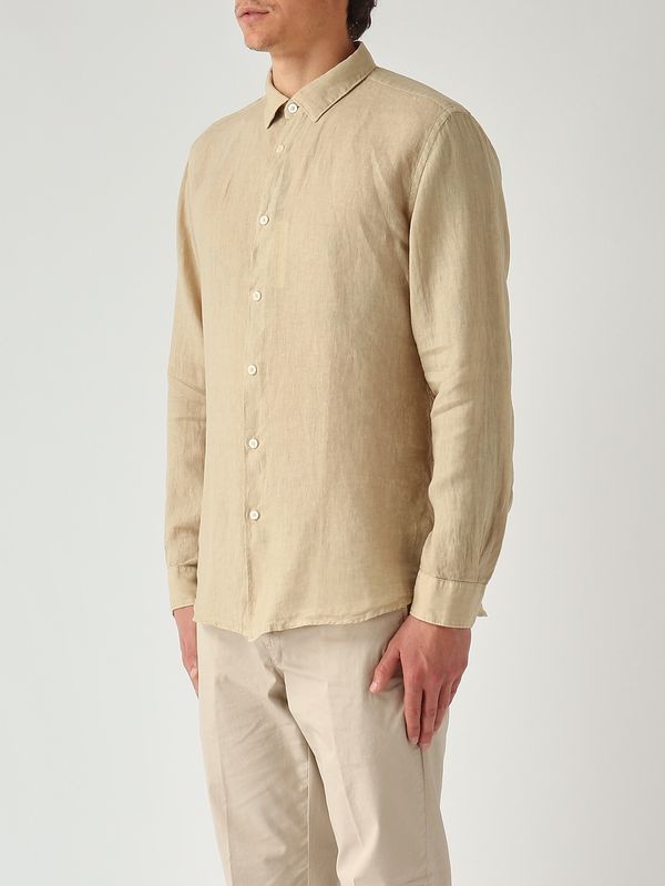 2. Herrenhemd aus Leinen Beige Altea 2654000