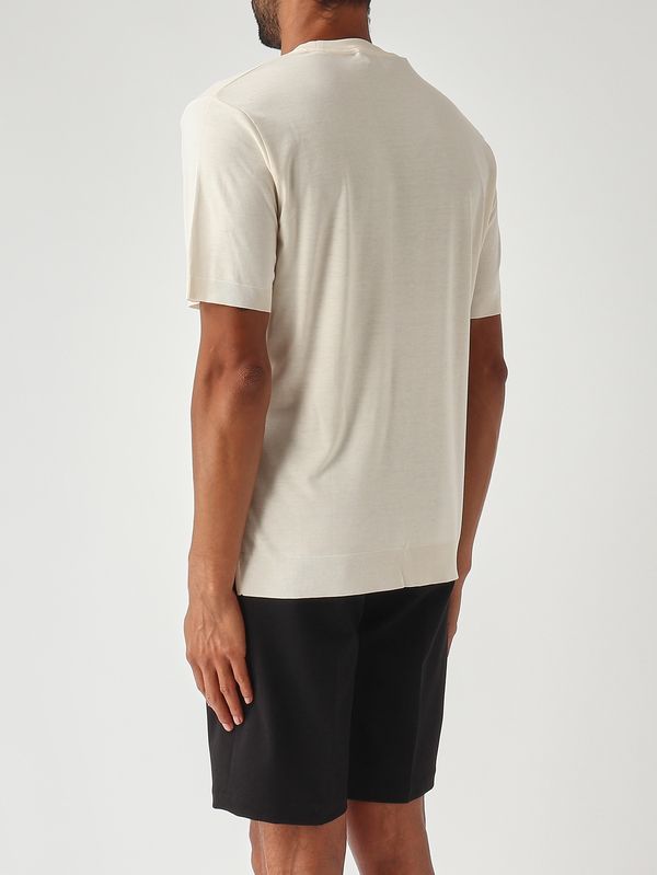 4. Camiseta para hombre Cecil de tejido tipo satén de algodón Marfil Altea 2655255