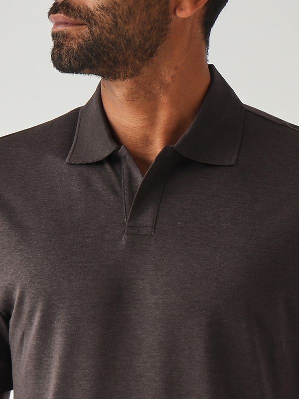 5. Polo para hombre Pierre en tejido tipo satén de algodón Cabeza de moro Altea 2655155