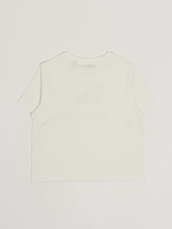 2. T-shirt Cedar en coton pour fille Blanc Burberry 8117585