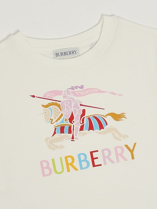 3. T-shirt Cedar en coton pour fille Blanc Burberry 8117585