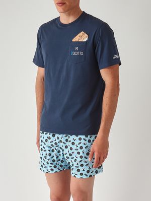 3. Men's Austin cotton T-shirt Cookie Bi Scotto 61 Emb