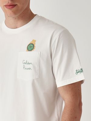 5. Men's Austin cotton T-shirt Golden Power 01n