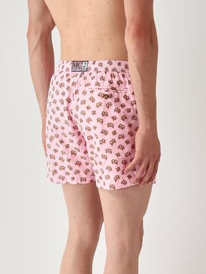 2. Herren-Badehose Lighting mit Mikro-Muster Rosa